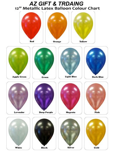 Metallic Balloons Balloonbuddy